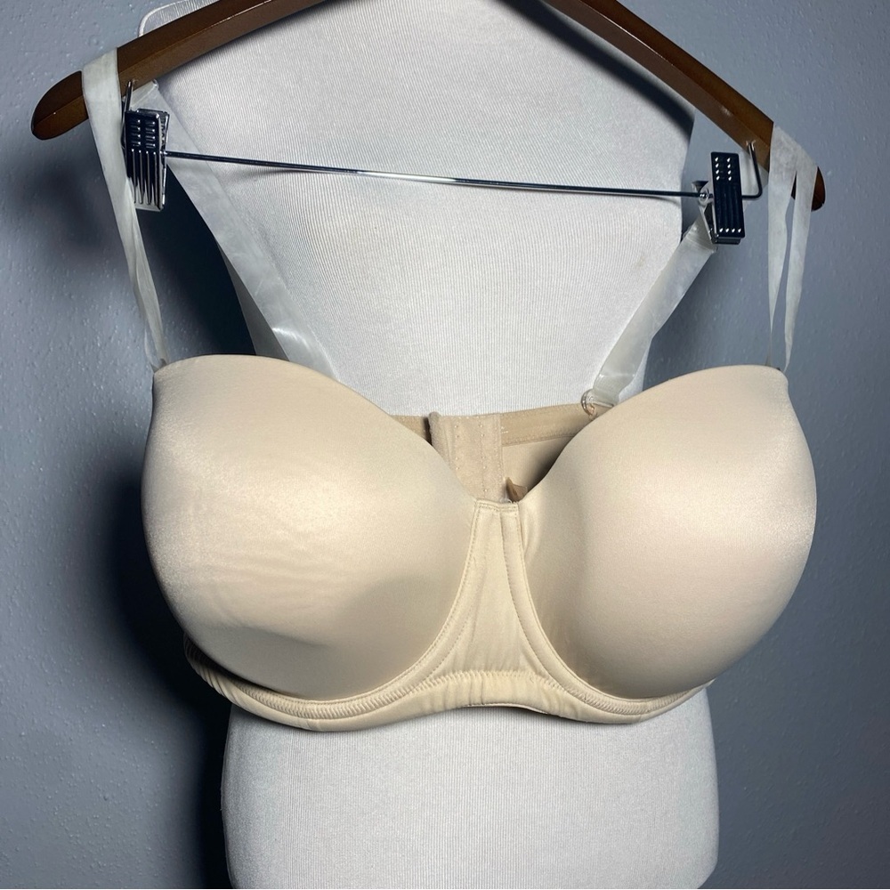 Cacique Underwire Support Lane Bryant Nude/ Tan  Bra size 44DD